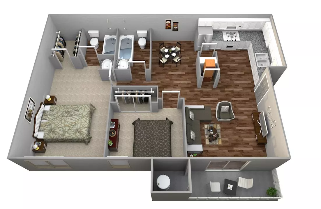 Unit 070 070 floor plan