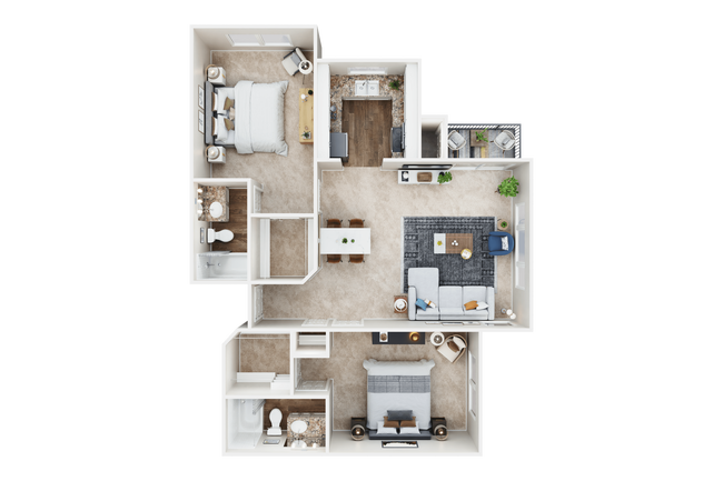 Unit 3333 1429 floor plan