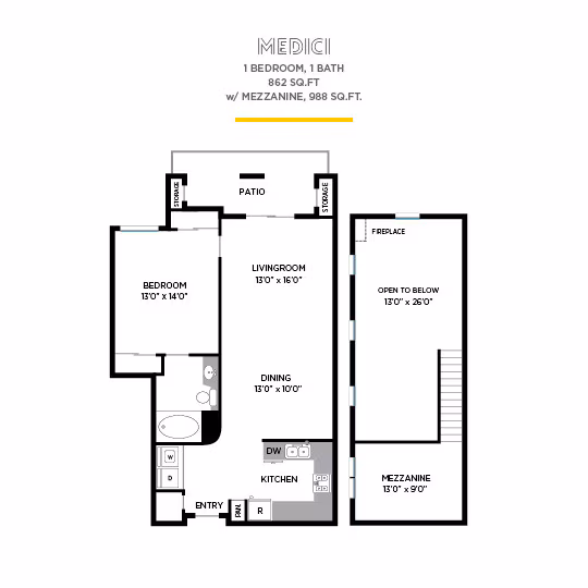 Medici floor plan