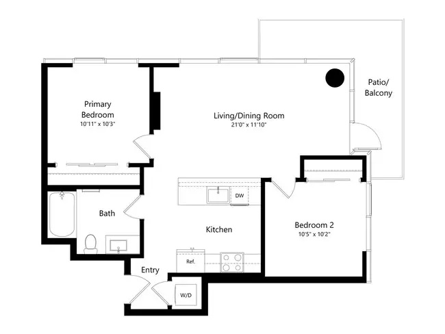 Unit 707 707 floor plan