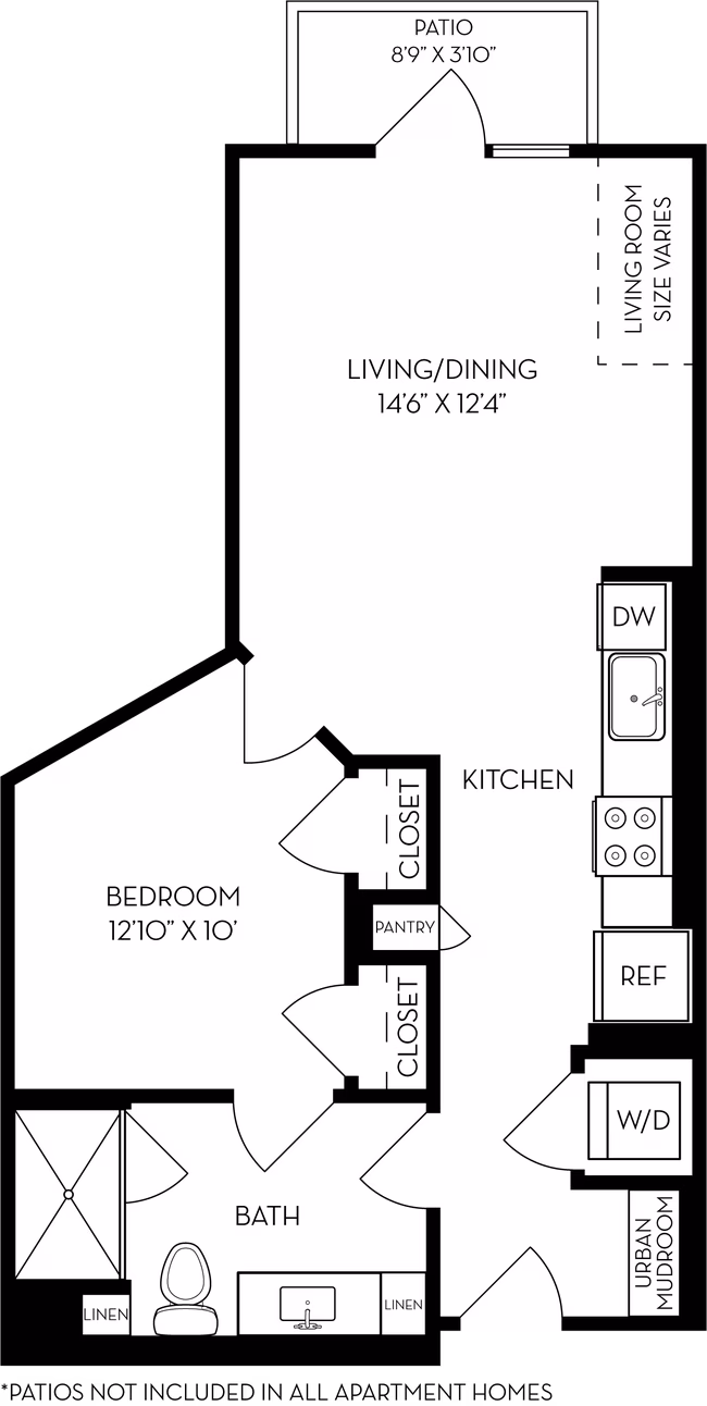 Unit 833 833 floor plan
