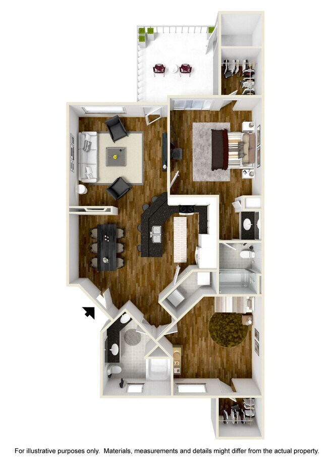 Unit 1140 1140 floor plan