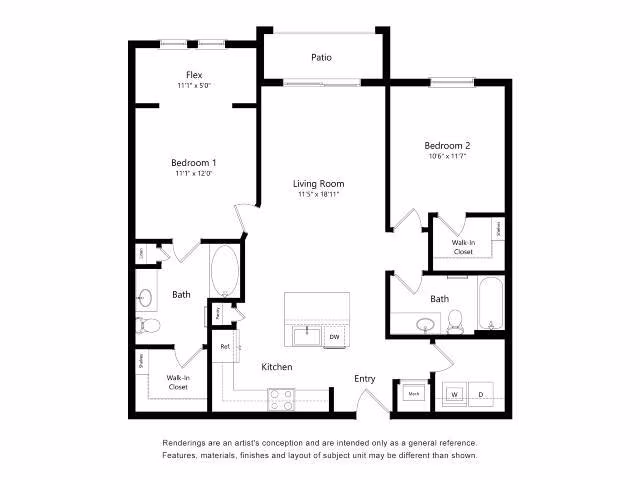Unit 4012 4012 floor plan