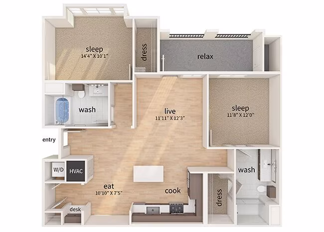 Unit 3305 3305 floor plan
