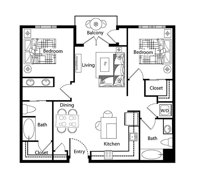 Unit A-541 A-541 floor plan