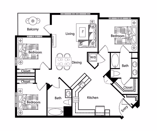 Unit A-314 A-314 floor plan