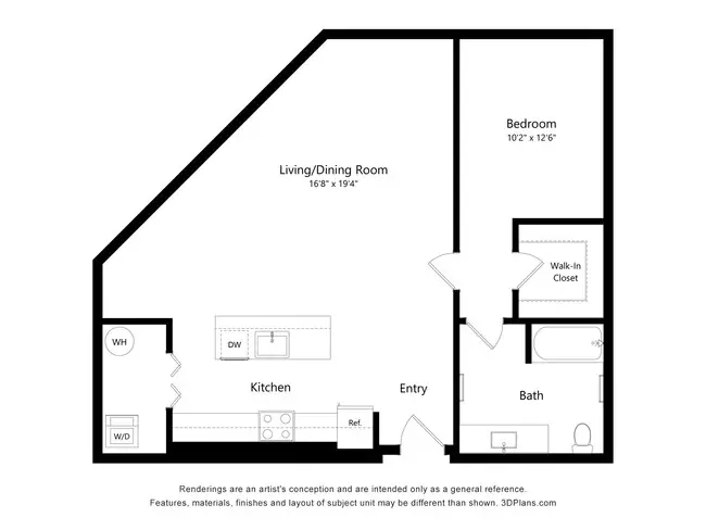 Unit 406 136 floor plan