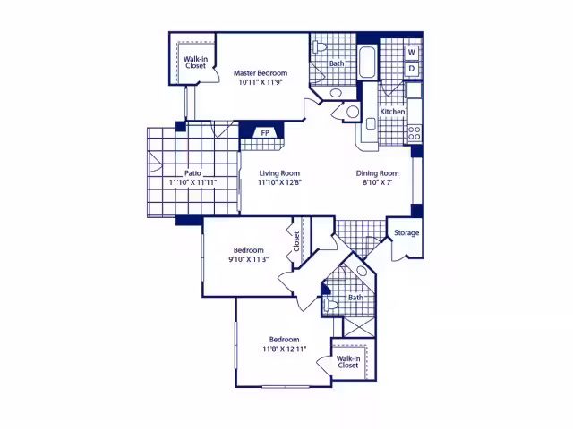 Unit 9-1036 19-1073 floor plan