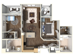 Unit 1218 1218 floor plan