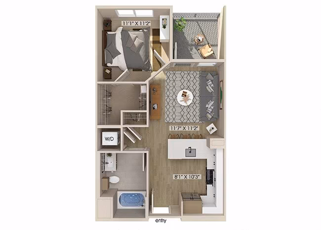 Unit 1238 1238 floor plan