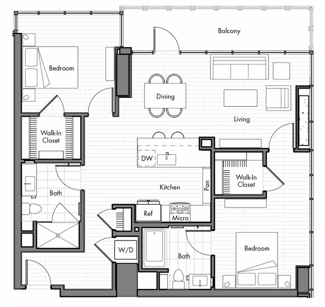 Unit 1412 1412 floor plan