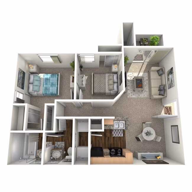 Unit 3054 3035 floor plan
