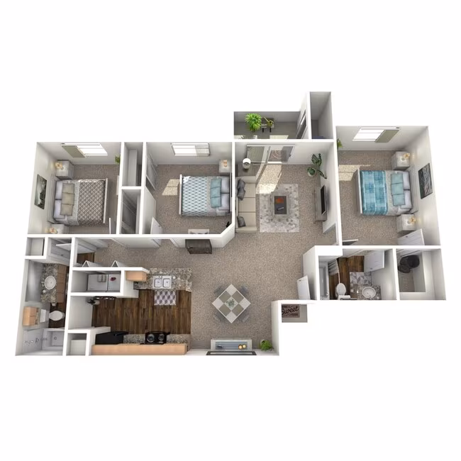 Unit 2016 1050 floor plan