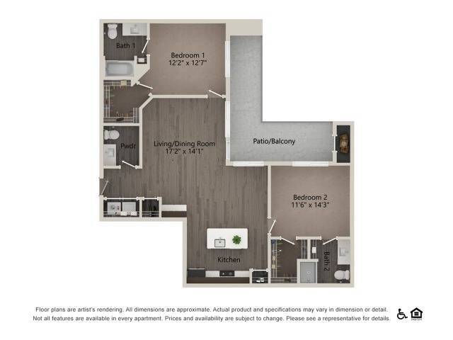 Unit 3052 1078 floor plan