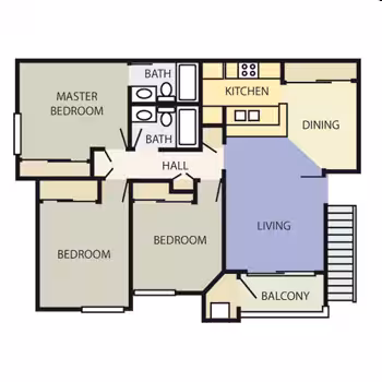 Unit F112 F201 floor plan