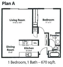A floor plan