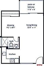 Studio 9675-I1 floor plan