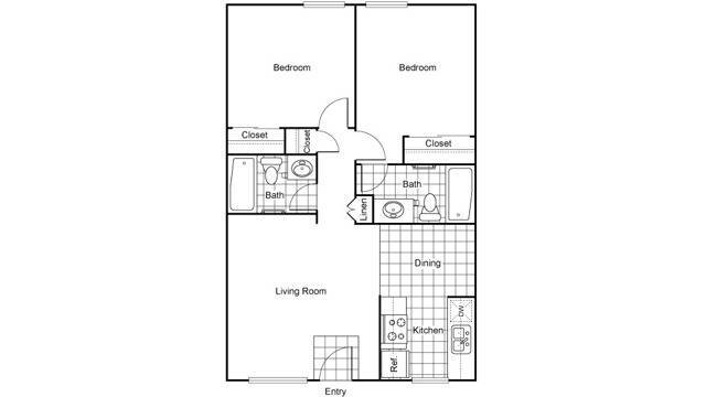 Unit B-46 B-46 floor plan