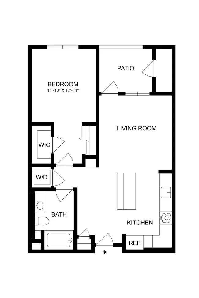 Unit 4-109 4-109 floor plan