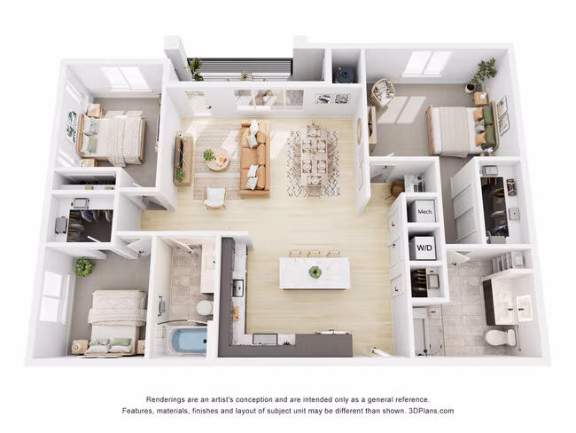 Unit 3017 3017 floor plan