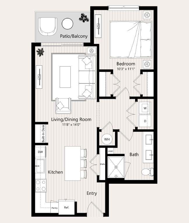 Unit 209 309 floor plan