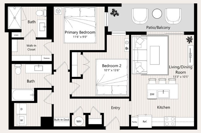 B2 319 floor plan