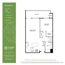 1C 1113 floor plan