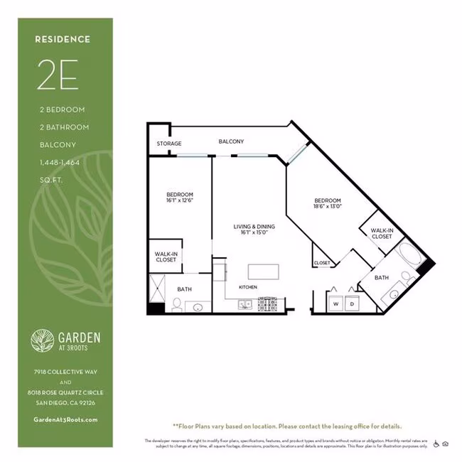 Unit 1110 1110 floor plan