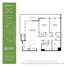 2G 1532 floor plan