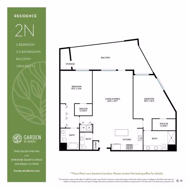 Unit 1343 1343 floor plan