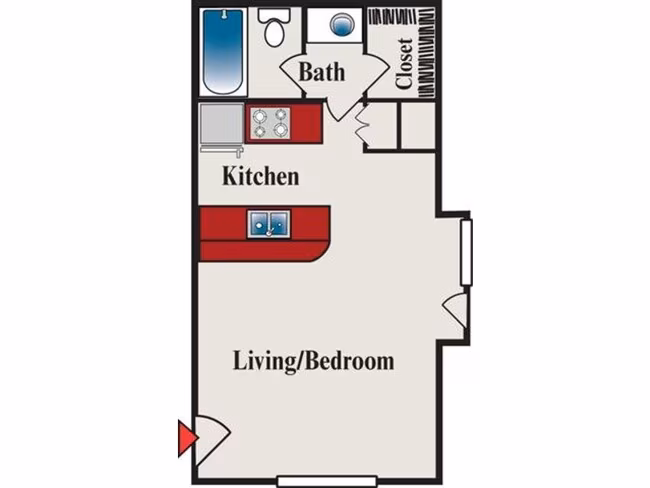Studio 290 floor plan
