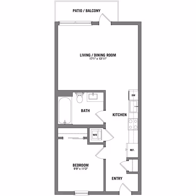 Unit 201 201 floor plan