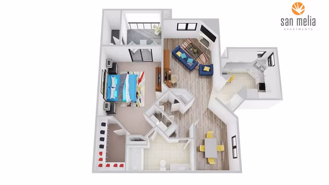Unit 2172 2218 floor plan