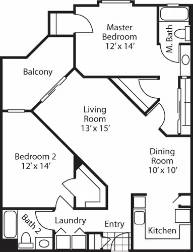 Belmont 6-6208 floor plan
