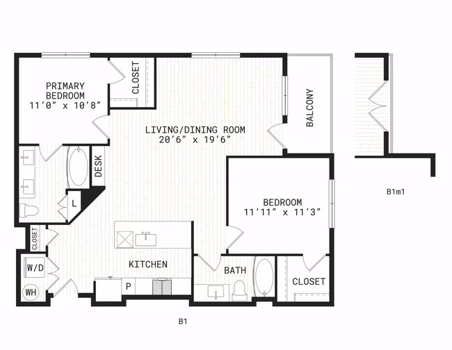 Unit 101 101 floor plan