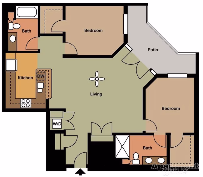 Unit 223 223 floor plan