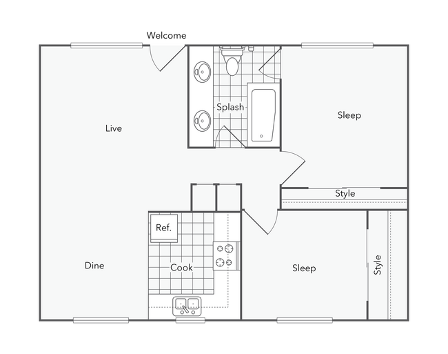 Vista 10-2G floor plan