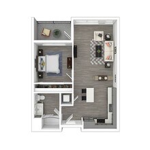 1x1H 216 floor plan