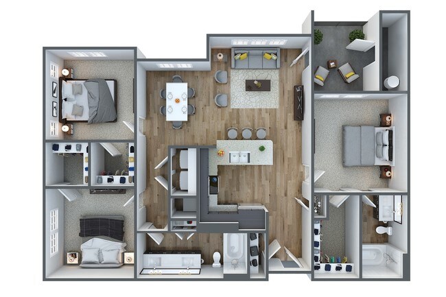 Unit AUCPAX 185 floor plan
