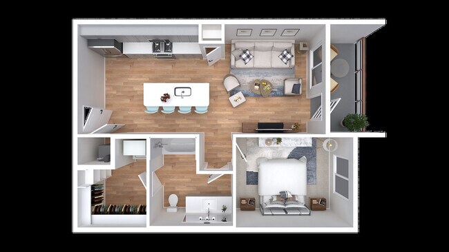 1x1-677 111 floor plan