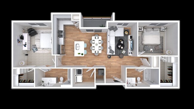 2x2-1104 119 floor plan