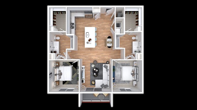 2x2-1178 434 floor plan