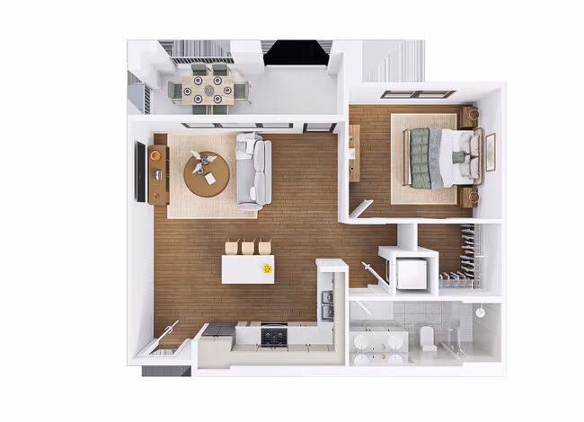 Unit 18-204 22-203 floor plan