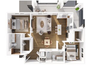 B4 6-104 floor plan
