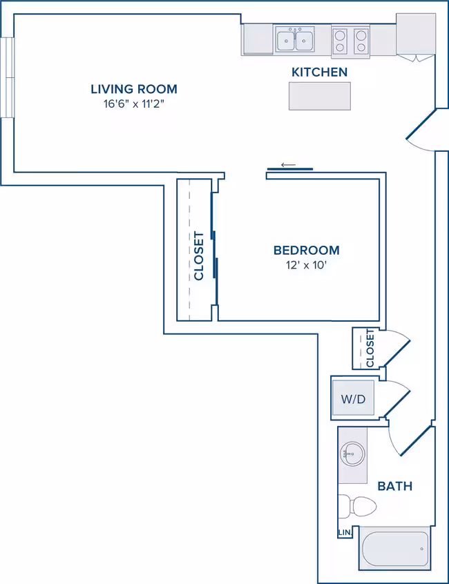 Unit 1-540 1-419 floor plan