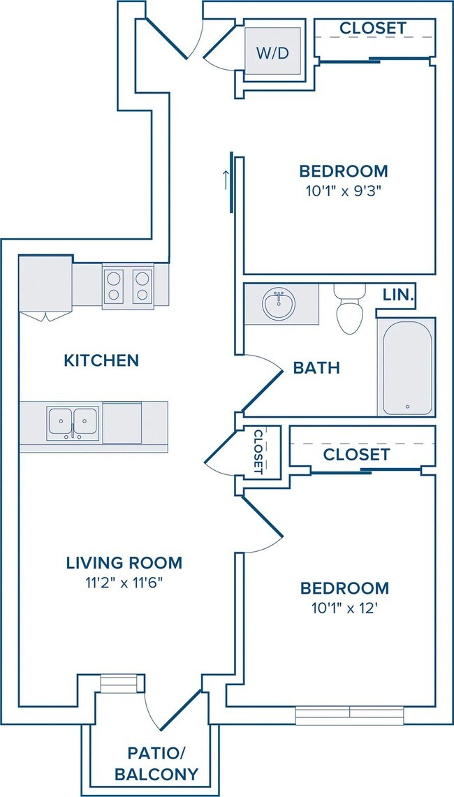 B04 1-208 floor plan