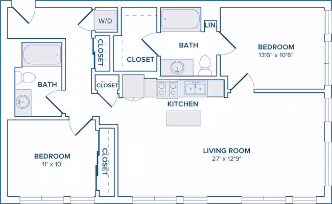 Unit 1-720 1-320 floor plan