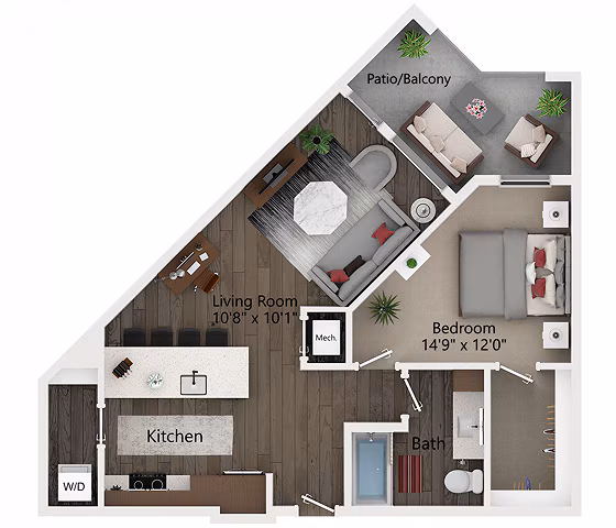 Unit 1099 3038 floor plan