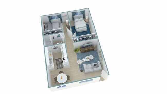 Unit 120 84 floor plan