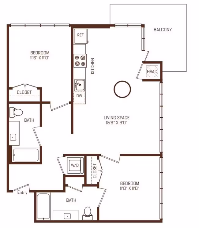 Unit 1010 410 floor plan